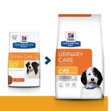 Load image into Gallery viewer, Hill's Prescription Diet c/d Multicare Urinary Care Dry Dog Food with Chicken 12kg Bag