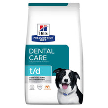 Load image into Gallery viewer, Hill's Prescription Diet t/d Dental Care Dry Dog Food with Chicken 10kg Bag