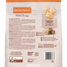 Load image into Gallery viewer, Nature's Variety Freeze Dried Meat Chunks For Adult Dogs