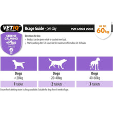 Load image into Gallery viewer, VETIQ Serene Calming +Plus 60 Tablets