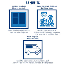 Load image into Gallery viewer, Temporary Static Black Out Blinds 8 Metres