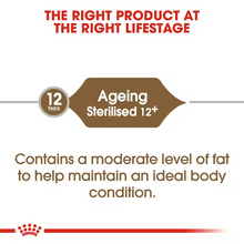 Load image into Gallery viewer, Royal Canin Ageing Sterilised 12+ Cat Food