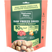 Load image into Gallery viewer, Natures Menu 80/20 Raw Freeze Dried Dog Food All Pack Sizes
