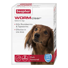 Load image into Gallery viewer, Beaphar Wormclear Worming Tablets & Spot On Treatment for Cats & Dogs