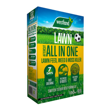Load image into Gallery viewer, Westland Lawn All-In-One Lawn Feed, Weed & Moss Killer 80m2, 150m2 & 350m2