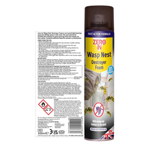 Load image into Gallery viewer, Zero In Wasp Nest Killer Foam 300ml Aerosol