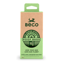 Load image into Gallery viewer, Beco Large Dog Poop Waste Bags Unscented - Various Pack Sizes