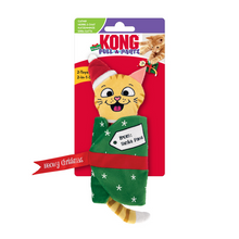 Load image into Gallery viewer, KONG Holiday Cat Pull-A-Partz Present Snowflake Wrap