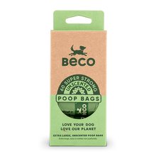 Load image into Gallery viewer, Beco Large Dog Poop Waste Bags Unscented - Various Pack Sizes