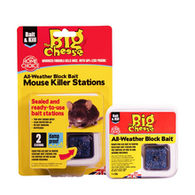 Load image into Gallery viewer, The Big Cheese Ready-Baited Mouse Killer Station Twinpack