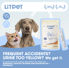 Load image into Gallery viewer, Litpet Urinary Guard Meaty Mix Paste 10 x 15g Sachets per pack