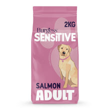 Load image into Gallery viewer, Burgess Sensitive Adult Dog Food In Salmon 2kg Or 12.5kg