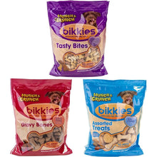 Load image into Gallery viewer, Munch & Crunch Bikkies Dog Treats - Bites, Gravy Bones, Meaty Rolls