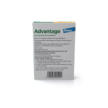 Load image into Gallery viewer, Advantage Spot On Flea Treatment For Cats, Dogs & Rabbits 1 Pipette
