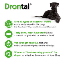 Load image into Gallery viewer, Drontal Tasty Bone Wormer Tablets for Small & Medium Dogs - 2 to 20kg All Pack Sizes
