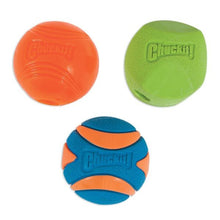 Load image into Gallery viewer, Chuckit! Fetch Rubber Dog Ball Medley 2 Assorted Medium 3 Pack 6.5cm