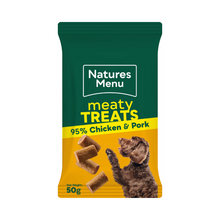 Load image into Gallery viewer, Natures Menu Real Meat Dog Treats 12X50g