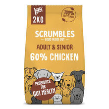 Load image into Gallery viewer, Scrumbles Dry Dog Food Adult & Senior Chicken/Salmon 2kg/7.5kg