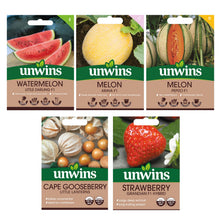 Load image into Gallery viewer, Unwins Sweet Summer Fruit Seed Bundle