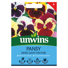 Load image into Gallery viewer, Pansy Swiss Giant Mix