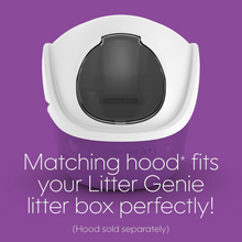 Load image into Gallery viewer, Litter Genie Cat Litter Box White with Scoop and Box Hood