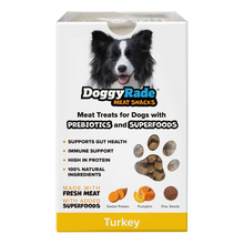Load image into Gallery viewer, DoggyRade Meat Snack With Prebiotics & Superfoods For Dogs Six Flavours