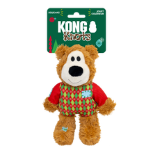 Load image into Gallery viewer, KONG Holiday Wild Knots Sweater Bear Red Small/Medium