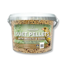 Load image into Gallery viewer, Copdock Mill Suet Pellets Insect & Seed Tub 3kg