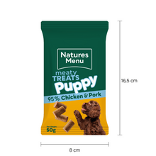 Load image into Gallery viewer, Natures Menu Chicken Meaty Treats for Puppies