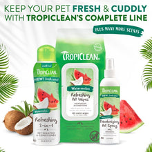 Load image into Gallery viewer, TropiClean Watermelon Waterless Pet Shampoo 218ml