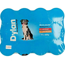 Load image into Gallery viewer, Dylan For Working Dogs Food Variety 12 Pack Beef & Chicken 400g