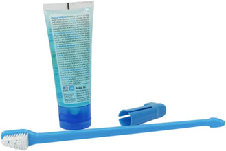Load image into Gallery viewer, Petkin Plaque Dental Kit for Dogs and Cats - Single Pack Toothbrush and Toothpaste Set