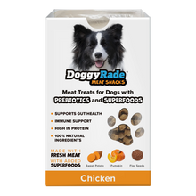 Load image into Gallery viewer, DoggyRade Meat Snack With Prebiotics & Superfoods For Dogs Six Flavours