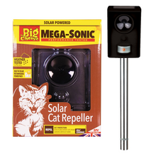 Load image into Gallery viewer, The Big Cheese Mega-Sonic® Solar Cat Repeller
