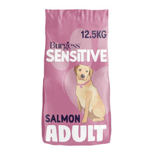 Load image into Gallery viewer, Burgess Sensitive Adult Dog Food In Salmon 2kg Or 12.5kg