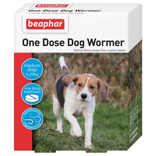 Load image into Gallery viewer, Beaphar One Dose Dog Wormer - 6-20kg 2 Tablets