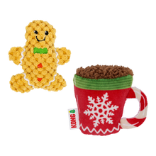 Load image into Gallery viewer, KONG Holiday Scrattles Gingerbread Two Pack