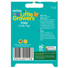 Load image into Gallery viewer, Little Growers Cress Curly Top
