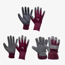 Load image into Gallery viewer, Kent & Stowe All Round Triple Pack Gloves Plum