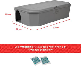 Load image into Gallery viewer, Rodine Mouse Bait Station – Secure, Tamper-Resistant Bait Box (1 Pack)