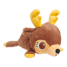 Load image into Gallery viewer, BARK Xmas Splootolph Dog Toy - Plush Reindeer Squeaky Toy with Whip-n-Flip Legs