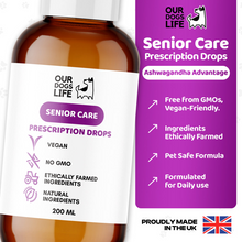 Load image into Gallery viewer, Our Dogs Life Senior Care Prescription Drops 200ml