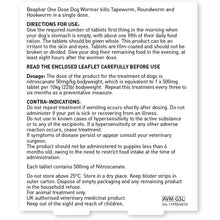 Load image into Gallery viewer, Beaphar One Dose Dog Wormer - 6-20kg 2 Tablets