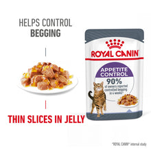 Load image into Gallery viewer, Royal Canin Appetite Control Care in Jelly Adult Wet Cat Food For Cats 12 x 85g