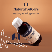 Load image into Gallery viewer, Natural VetCare Oil Supplements for Dogs – Comfort Oil (Joint & Mobility) or Skin Oil (Skin & Coat)