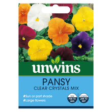 Load image into Gallery viewer, Pansy Clear Crystals Mix