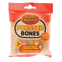 Load image into Gallery viewer, Munch & Crunch Pressed Bones For Dogs Various Sizes