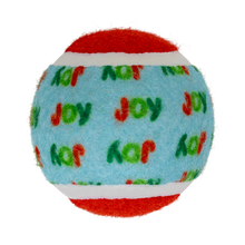 Load image into Gallery viewer, KONG Holiday SqueakAir Tennis Balls 6 Pack Medium