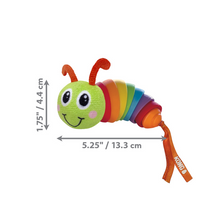 Load image into Gallery viewer, KONG Bat-A-Bout Clackz Caterpillar Cat Toy