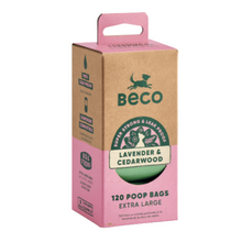 Load image into Gallery viewer, Beco Poop Bags Lavender and Cedarwood Scented